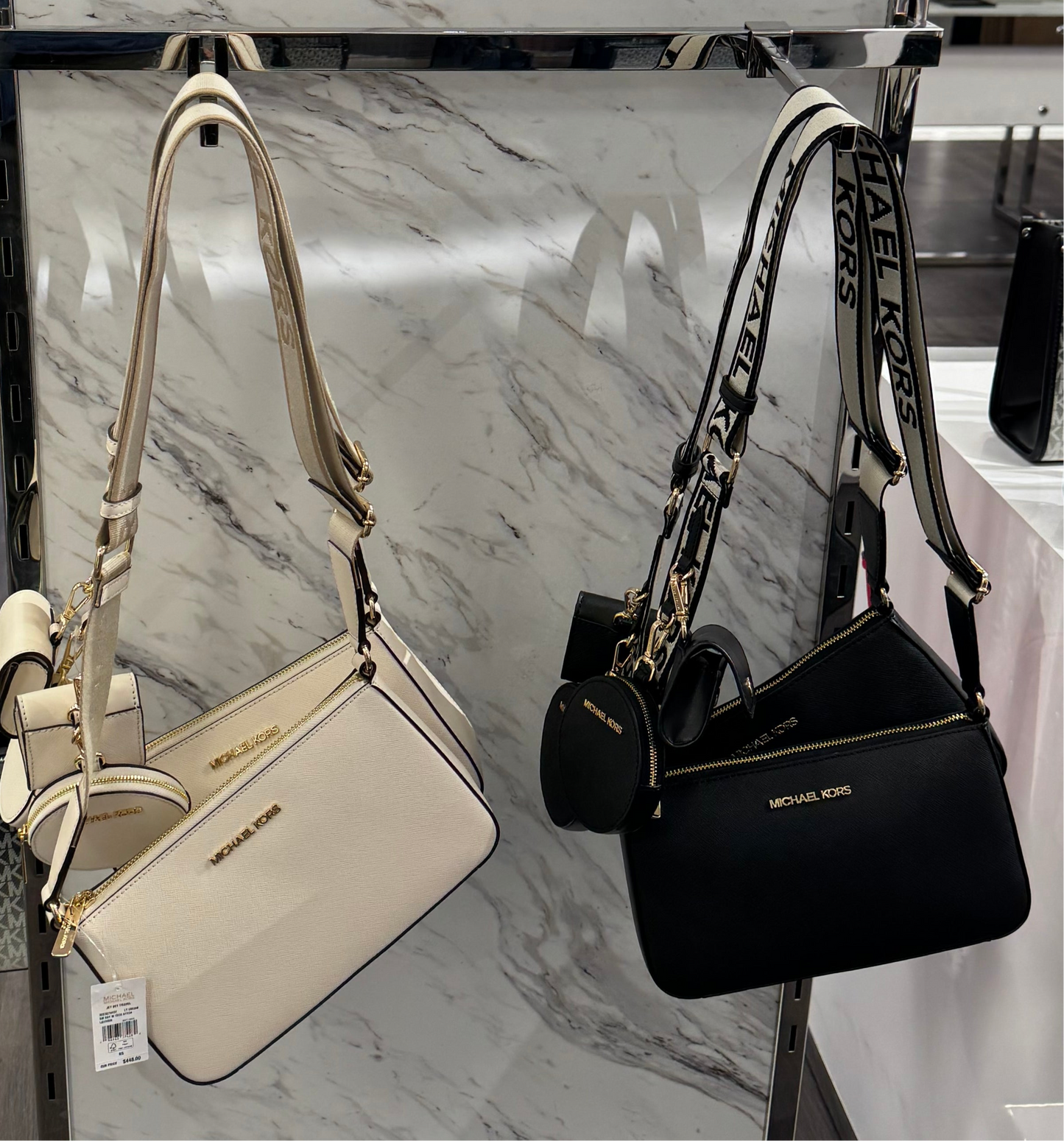 Michael Kors Jet Set Crossbody Bag with Case for Apple Airpods Pro®