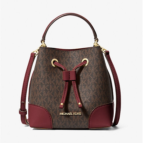 Michael Kors Mercer Small Logo Bucket Bag