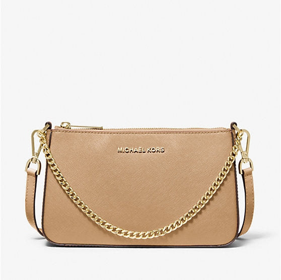 Michael Kors Jet Set Medium Saffiano Leather Crossbody Bag