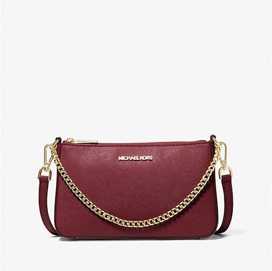 Michael Kors Jet Set Medium Saffiano Leather Crossbody Bag