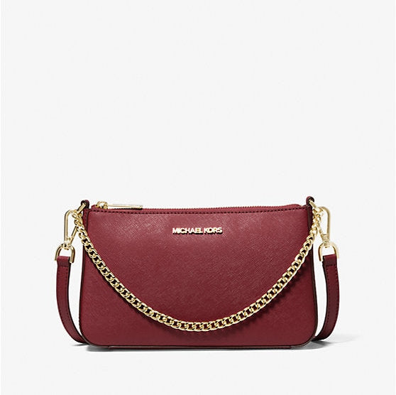 Michael Kors Jet Set Medium Saffiano Leather Crossbody Bag