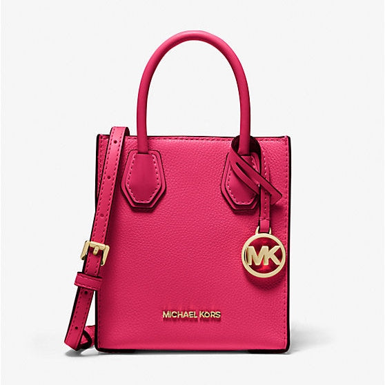 Michael Kors Mercer Extra-Small Pebbled Leather Crossbody Bag