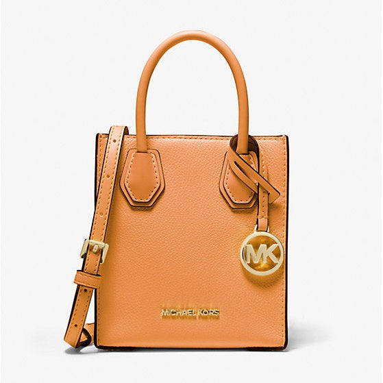 Michael Kors Mercer Extra-Small Pebbled Leather Crossbody Bag