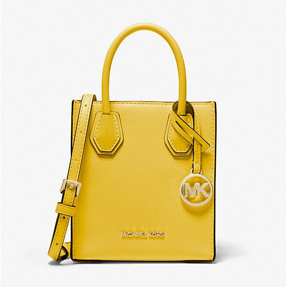Michael Kors Mercer Extra-Small Pebbled Leather Crossbody Bag