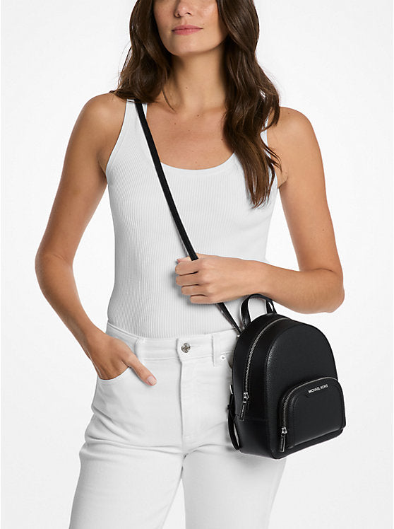 Michael Kors Jaycee Extra-Small Pebbled Leather Convertible Backpack