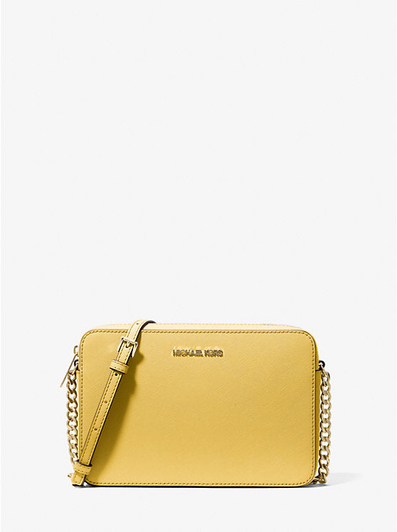 Michael Kors Jet Set Large Saffiano Leather Crossbody Bag