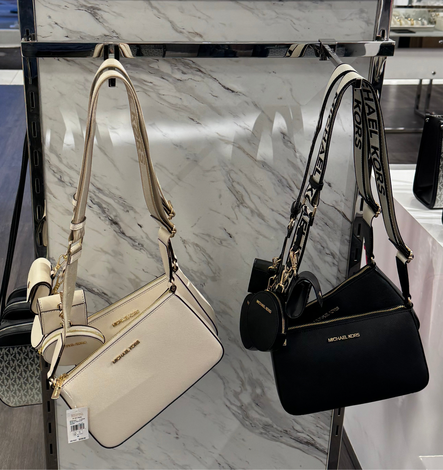 Michael Kors Jet Set Crossbody Bag with Case for Apple Airpods Pro®