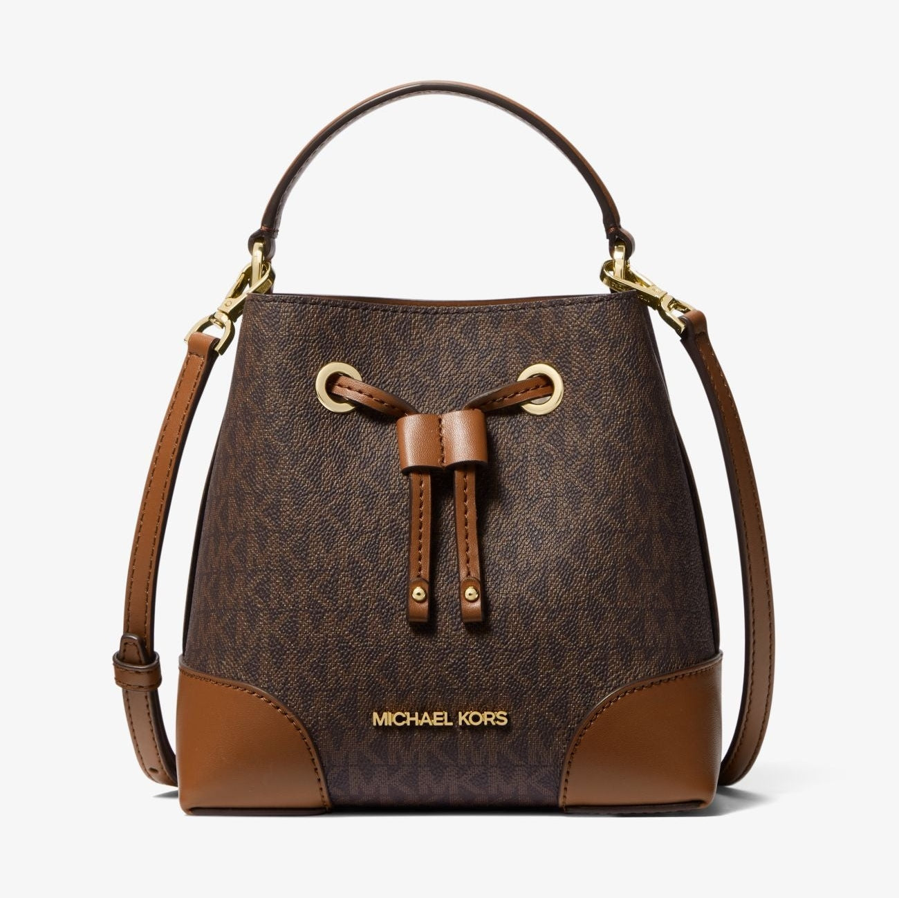Michael Kors Mercer Small Logo Bucket Bag