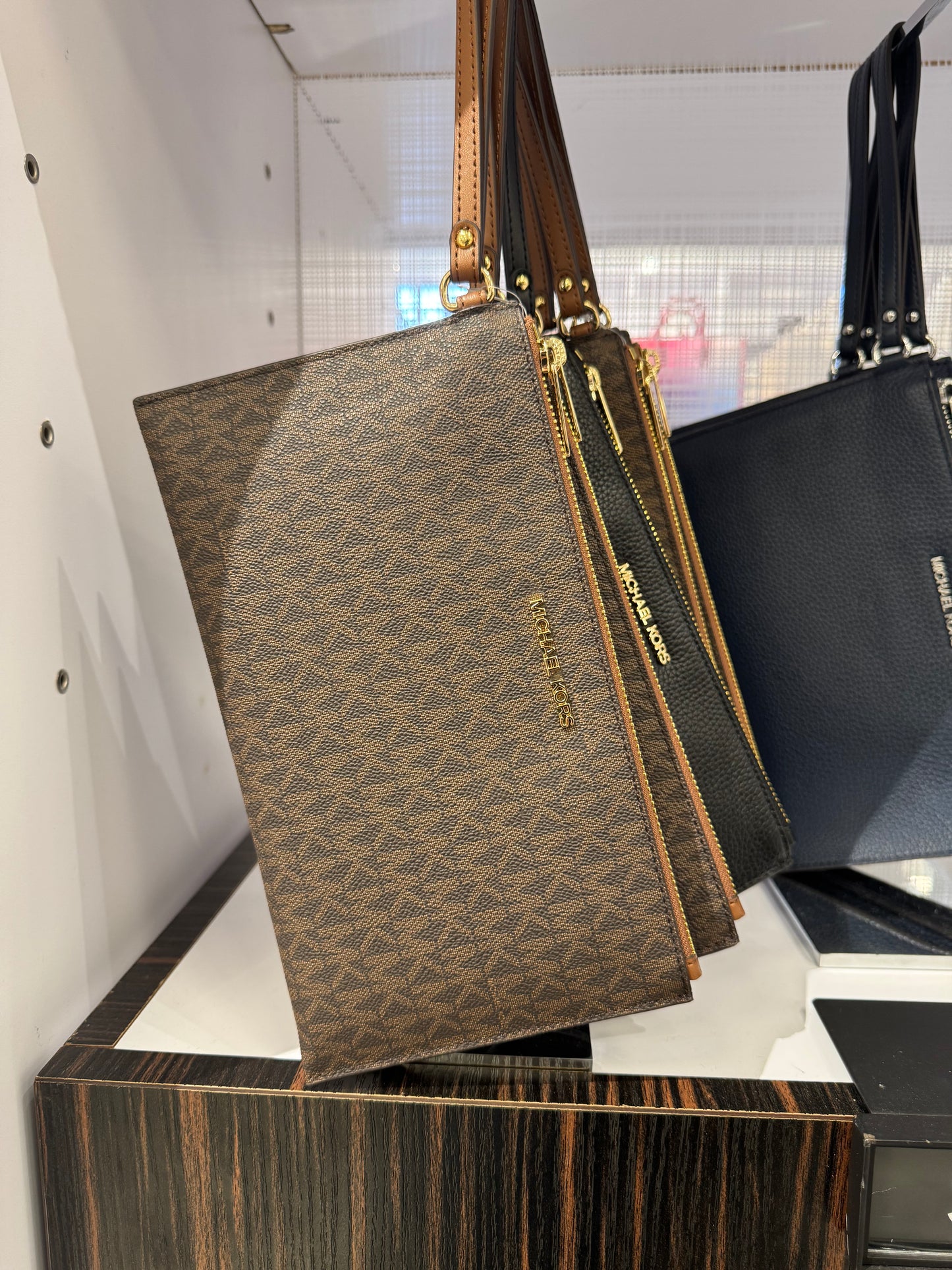 Michael Kors Logo Wristlet / Clutch Large