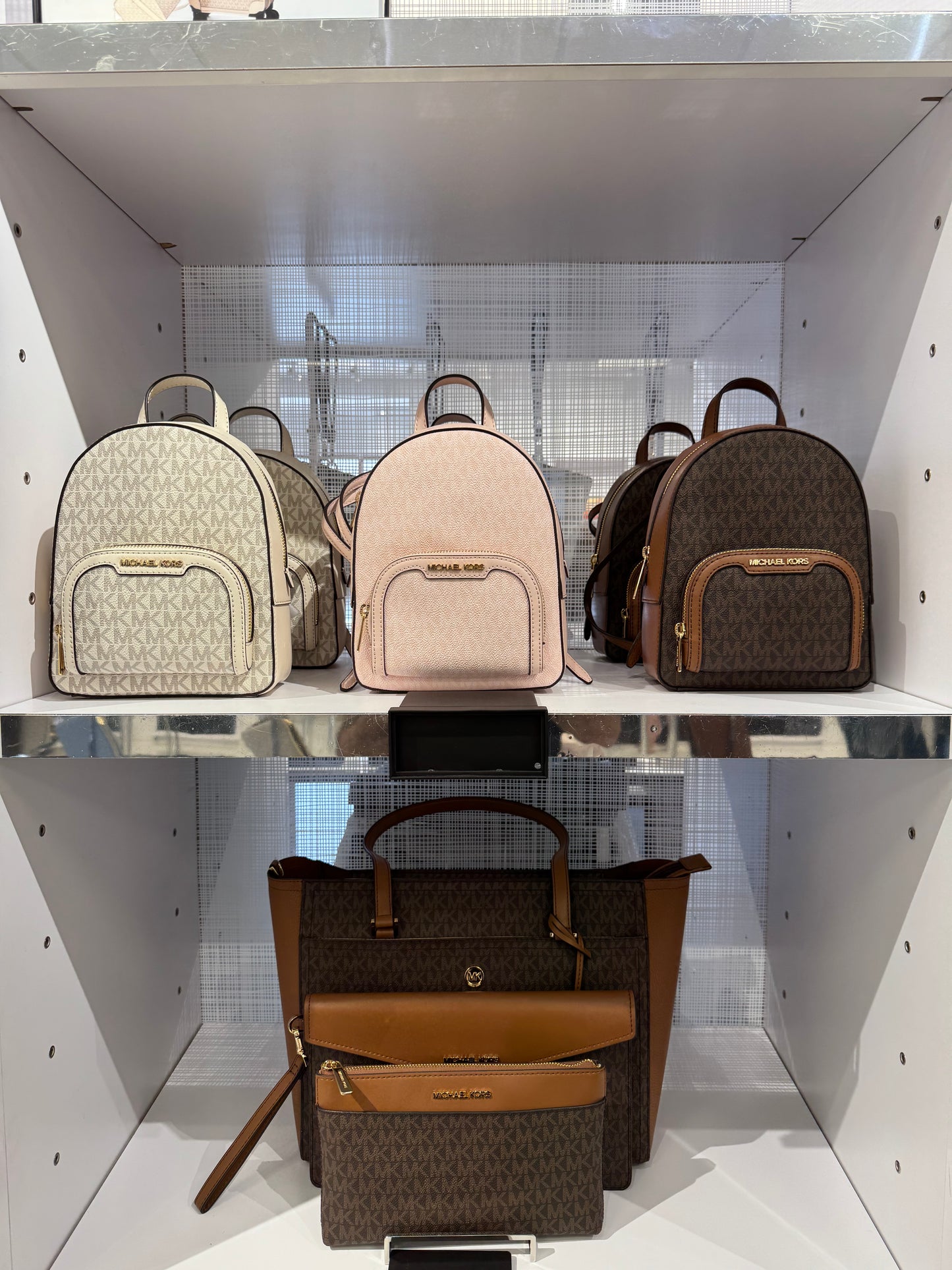 Michael Kors Jaycee Extra-Small Pebbled Leather Convertible Backpack