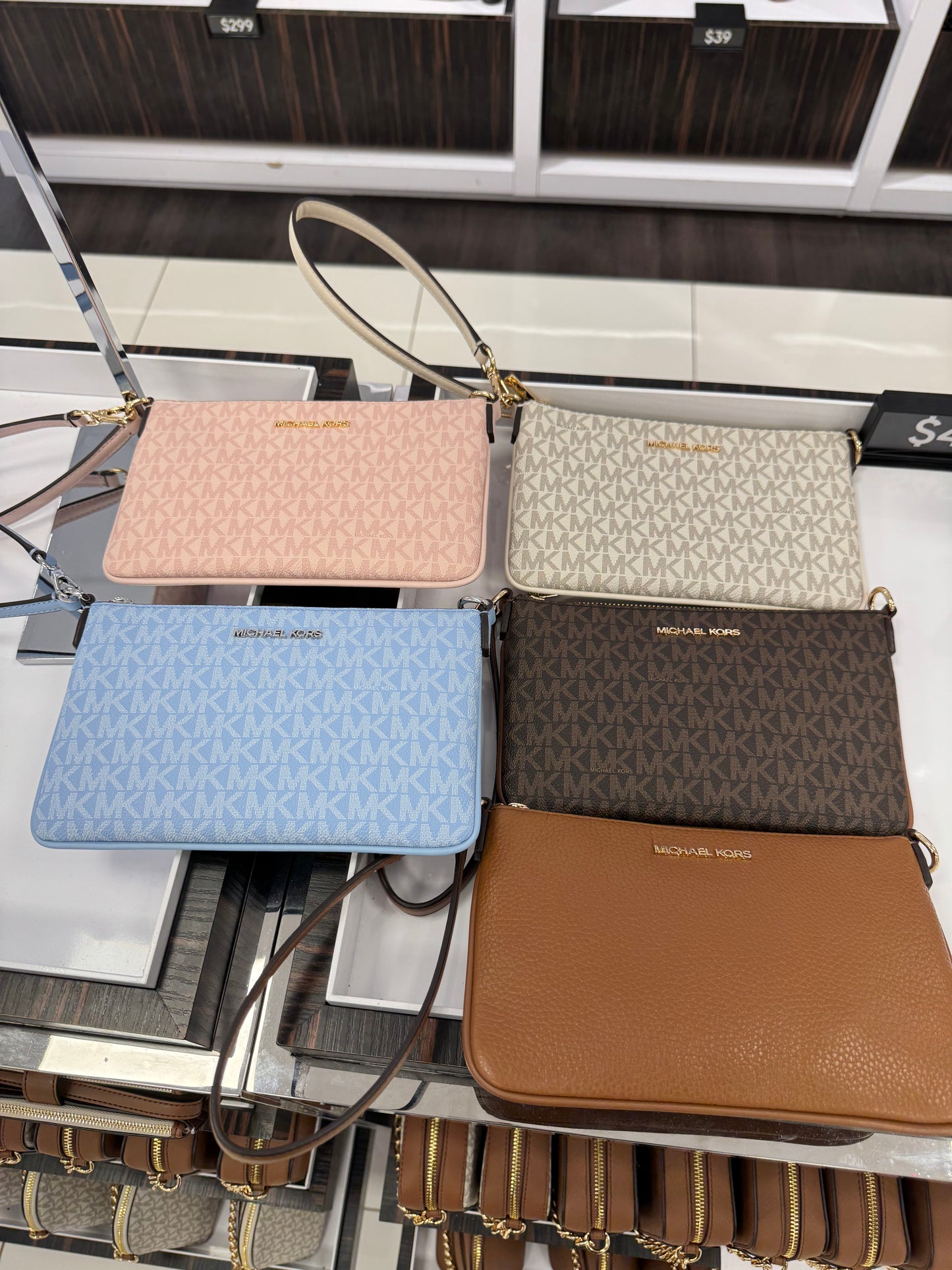 Michael Kors Logo Wristlet / Clutch