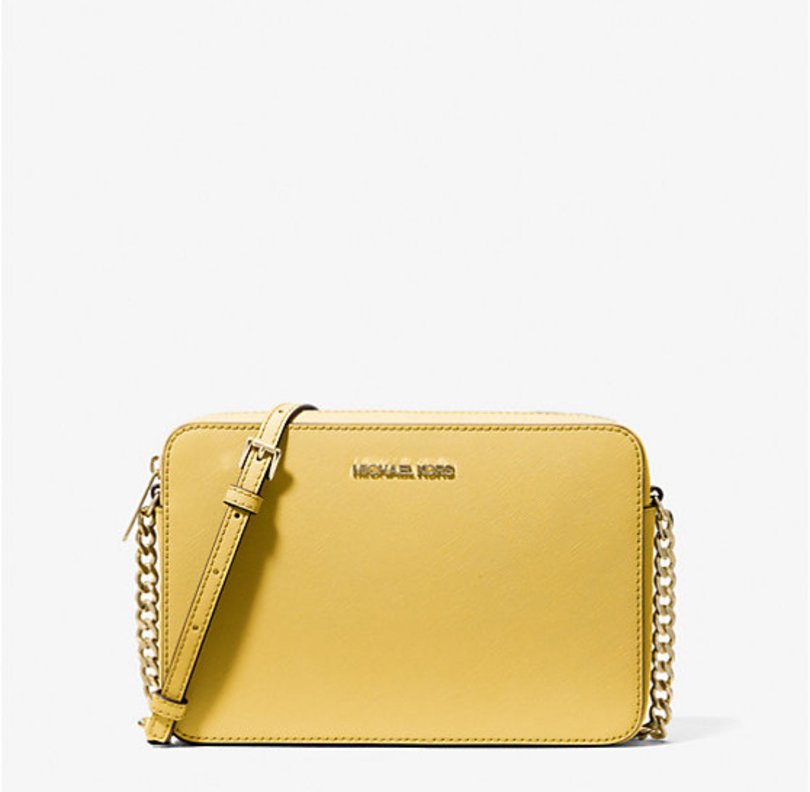 Michael Kors Jet Set Large Saffiano Leather Crossbody Bag