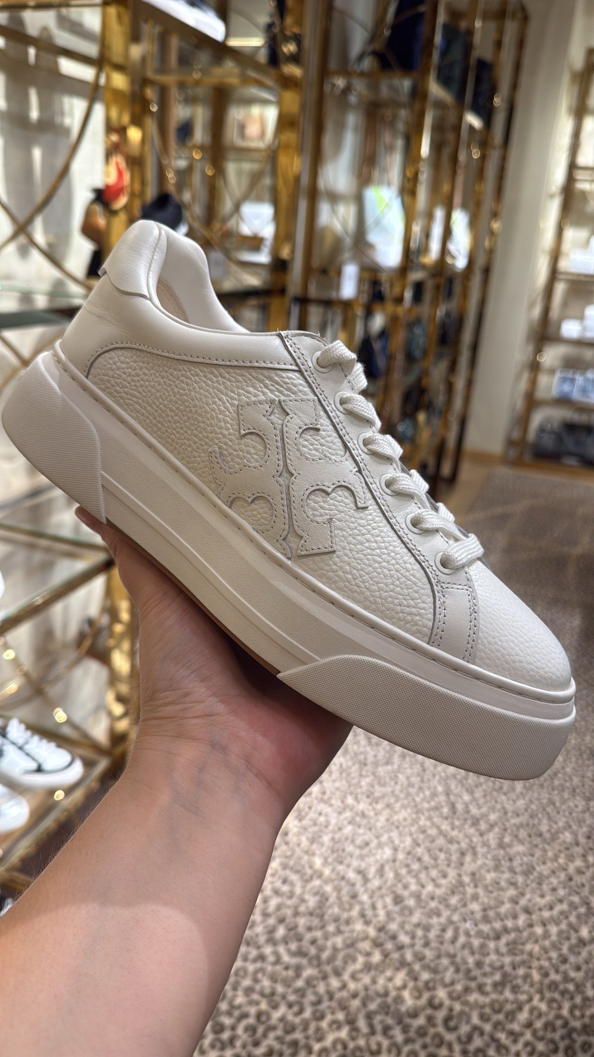 Tory Burch Colorblock Platform Sneakers