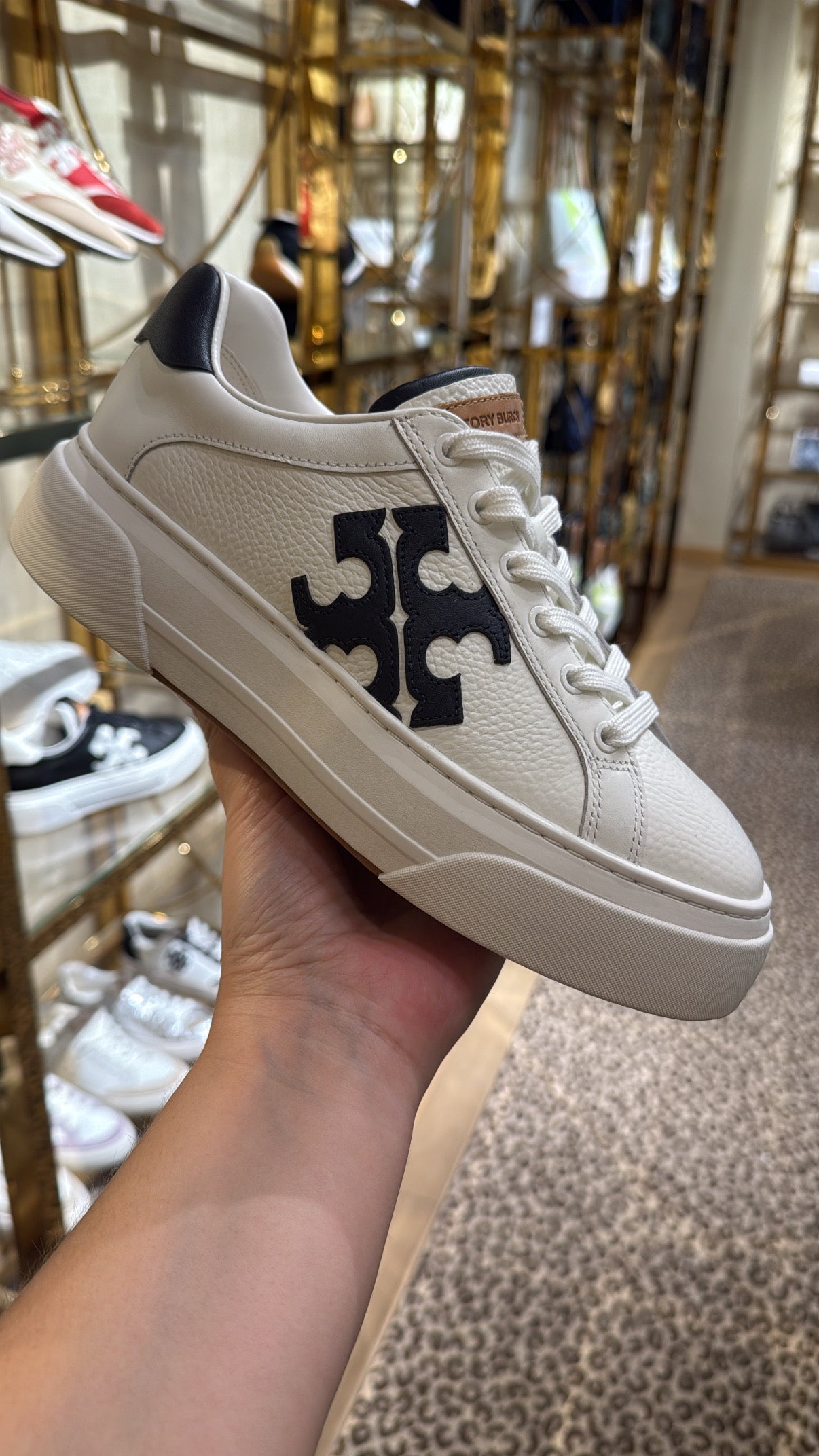Tory Burch Colorblock Platform Sneakers