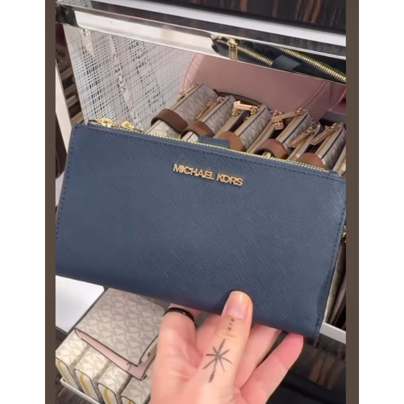 Michael Kors Double Zip Wallet