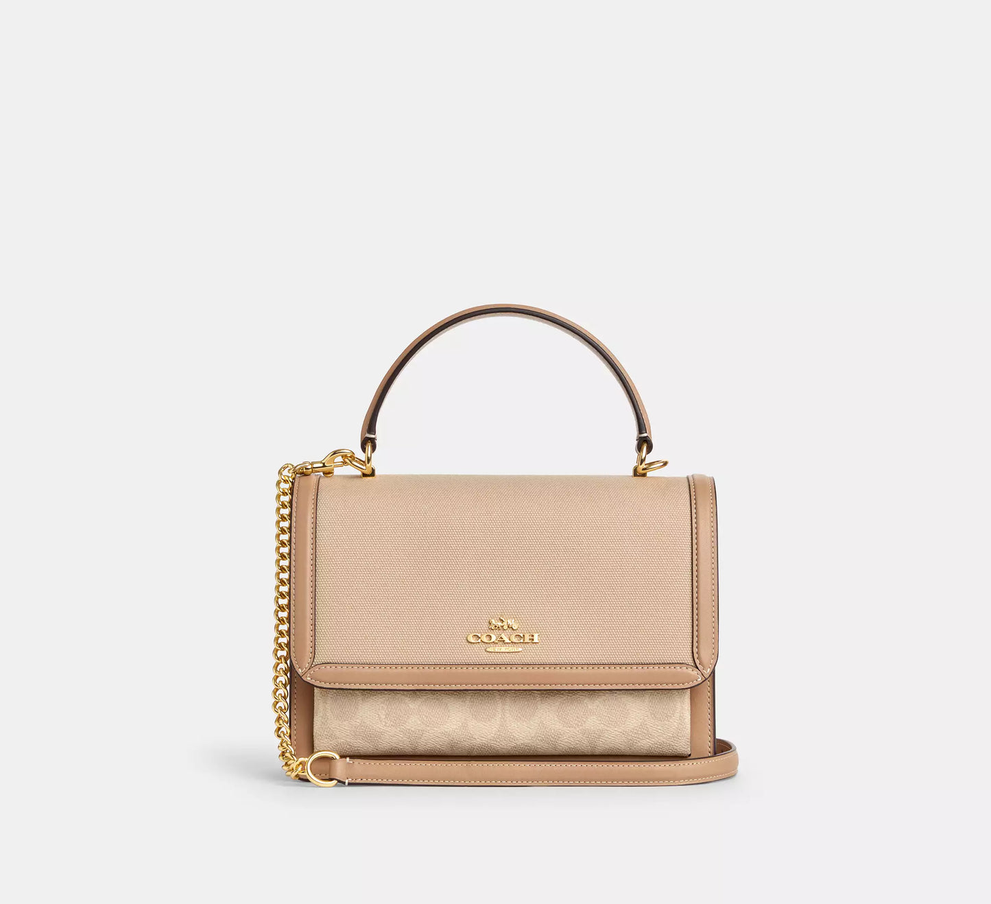 Coach Klare Top Handle Bag In Signature Canvas