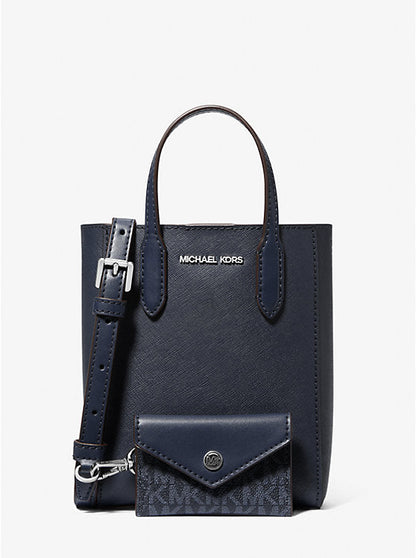 Michael Kors Vincent Extra-Small Saffiano Leather Crossbody Bag With Card Case
