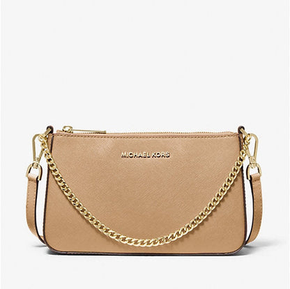 Michael Kors Jet Set Medium Saffiano Leather Crossbody Bag