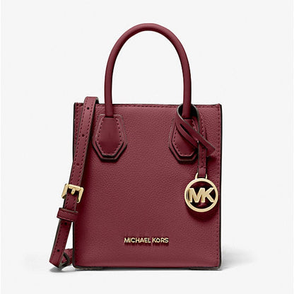 Michael Kors Mercer Extra-Small Pebbled Leather Crossbody Bag