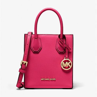 Michael Kors Mercer Extra-Small Pebbled Leather Crossbody Bag