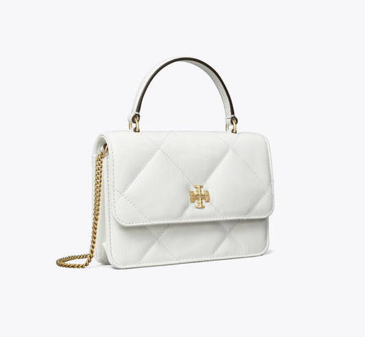Tory Burch Mini Kira Diamond Quilt Top-Handle Crossbody