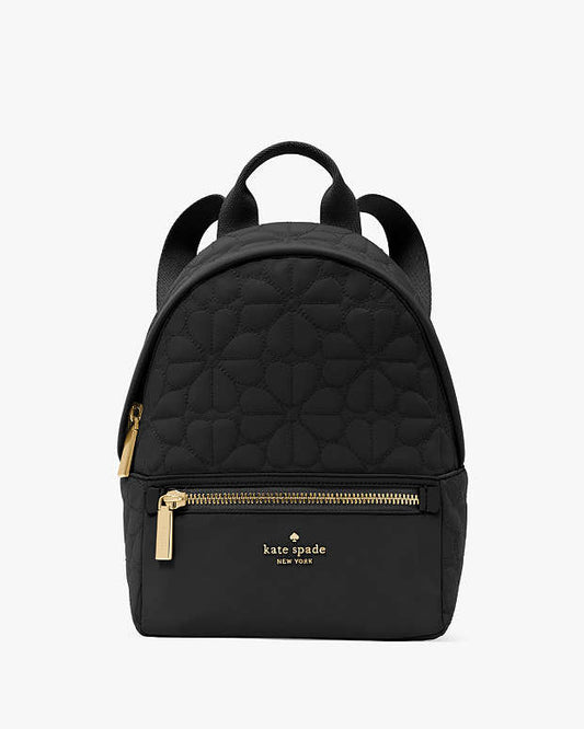 Kate Spade Flower Kapitone Kanvas Sırt Çantası