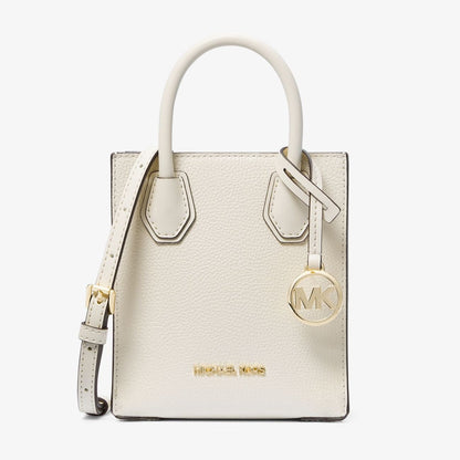Michael Kors Mercer Extra-Small Pebbled Leather Crossbody Bag