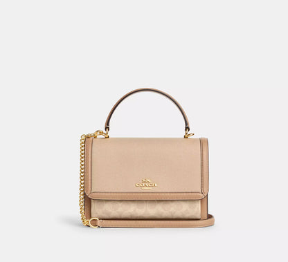 Coach Klare Top Handle Bag In Signature Canvas