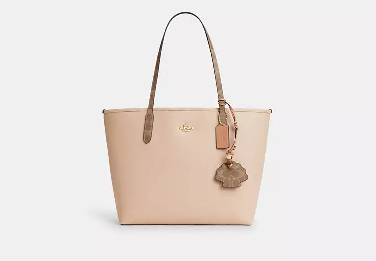 Coach City Tote Bag In Signature Canvas