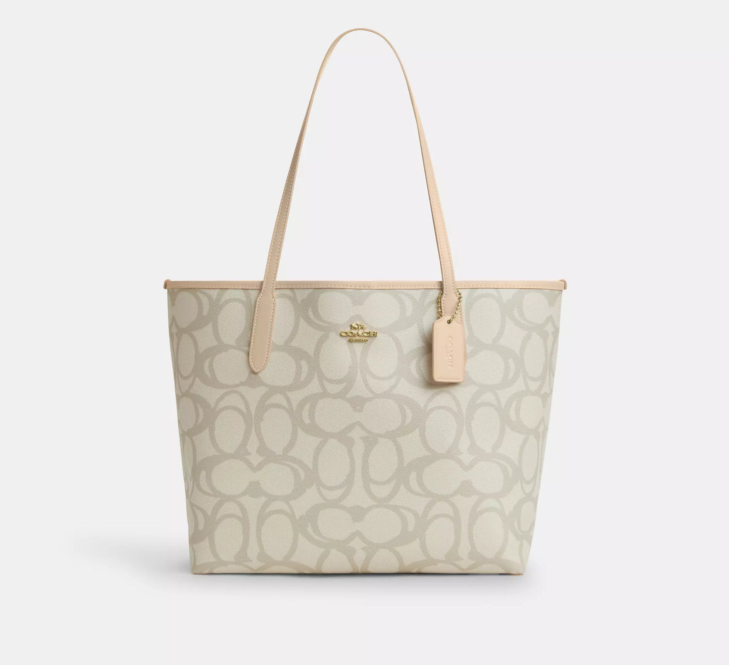 Coach City Tote Bag In Signature Canvas