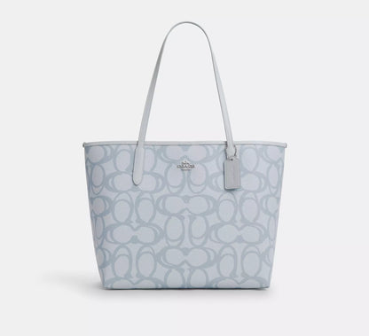 Coach City Tote Bag In Signature Canvas