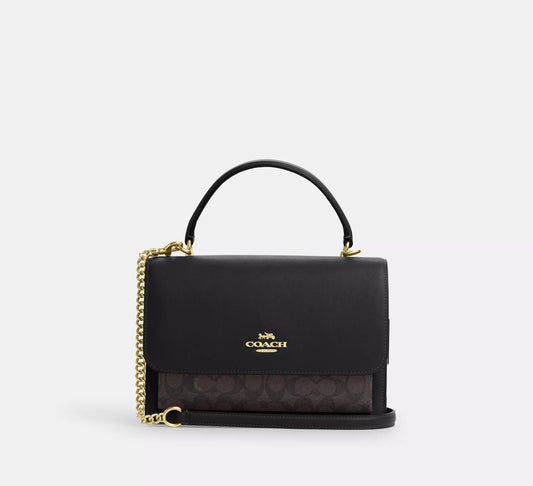 Coach Klare Top Handle Bag In Signature Canvas